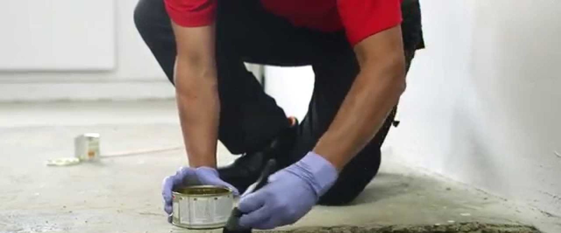 How do you repair a concrete floor?