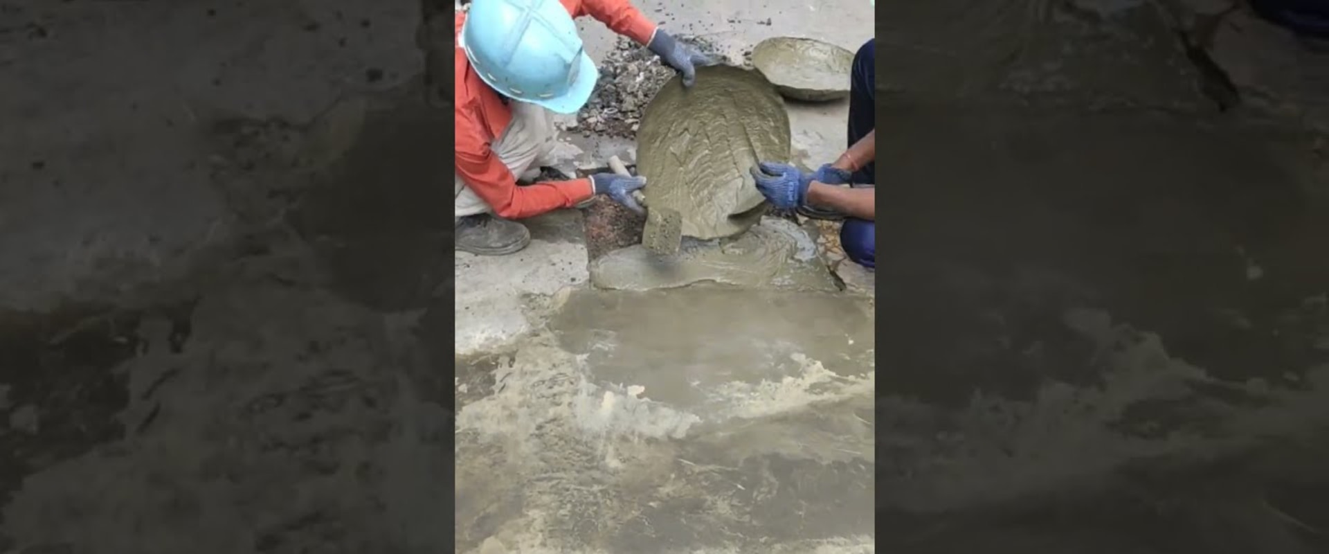Can a concrete driveway be patched?