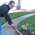 How thick can you apply concrete patch?