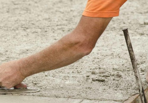 How do you pour concrete over existing concrete?