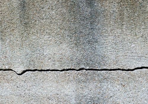 Can a cracked concrete wall be repaired?