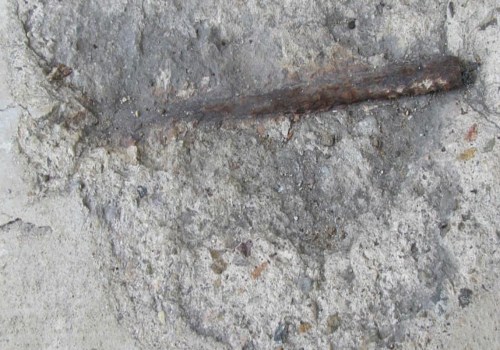 How to repair concrete with exposed rebar?