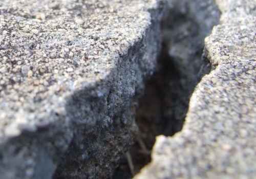 When should you fill concrete cracks?