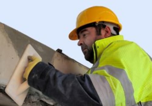 How do you repair damaged concrete walls?